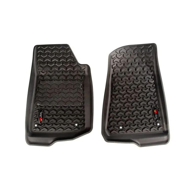 Rugged Ridge Floor Liner Kit Black F/R 18-20 Jeep Wrangler JL 2Dr