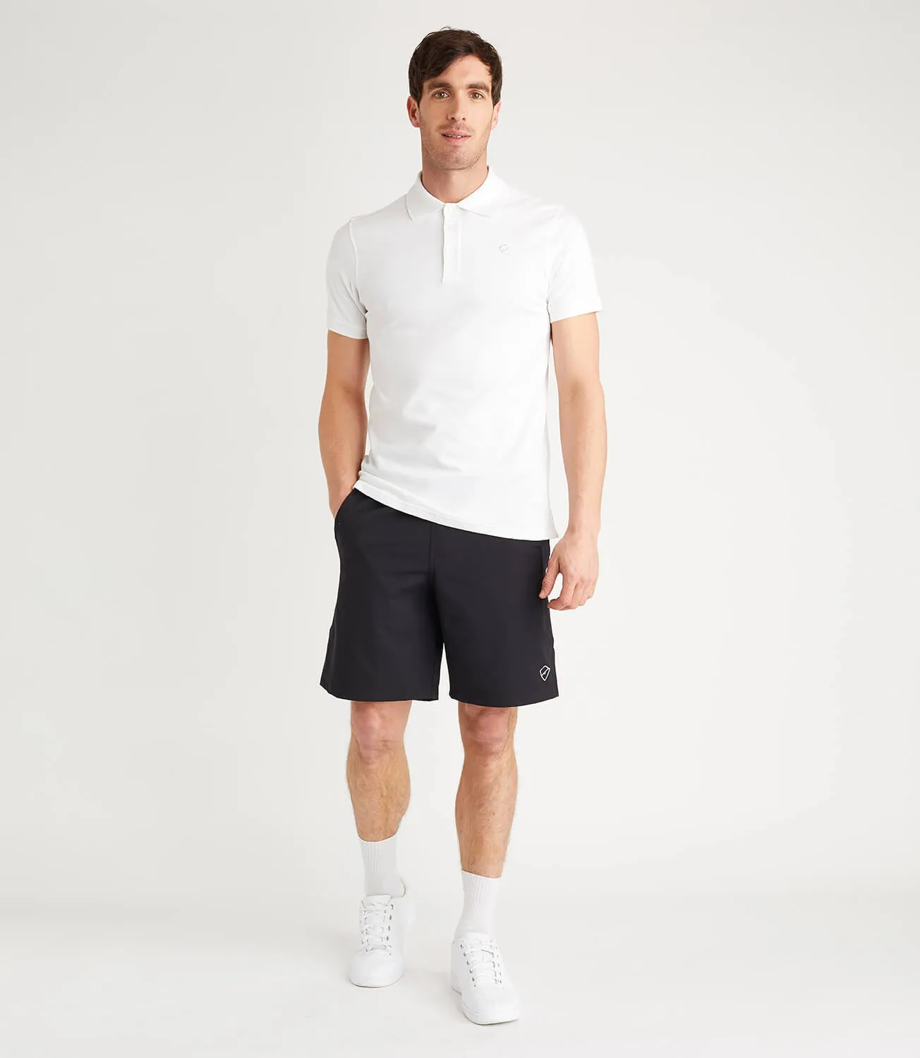 Samuel Cotton Pique Polo - White