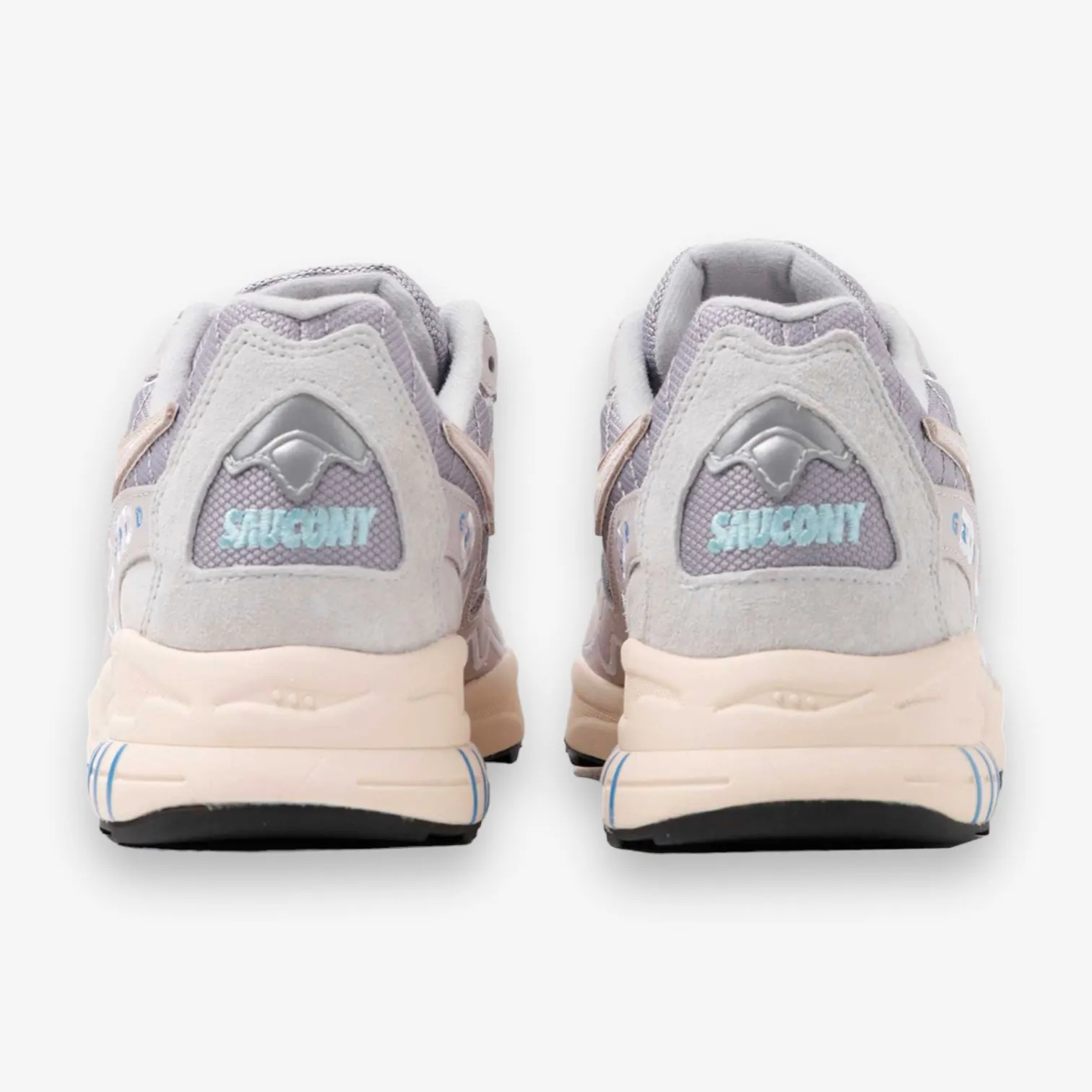 Saucony 3d Grid Hurricane Grey Cream Aqua Gris S70670-6