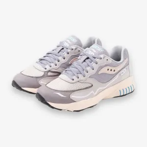 Saucony 3d Grid Hurricane Grey Cream Aqua Gris S70670-6