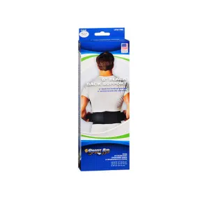 Scott Sport Aid 6" Black Back Support SA3246 Medium - Large 1 Each by Sport Aid