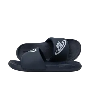 ScrapLife Sport Slides - Navy With White Logo Wrestling Shoes