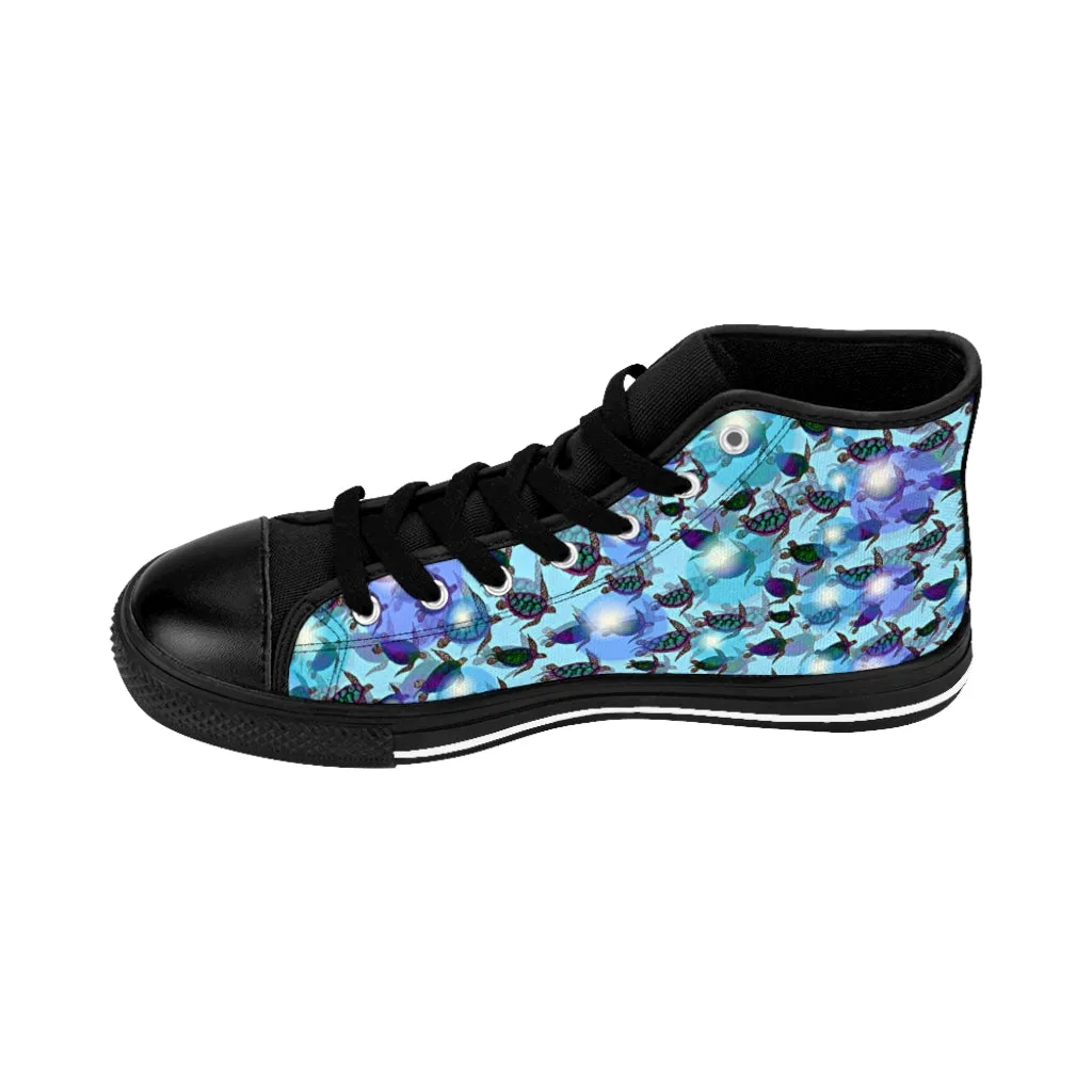 Sea of Turtles Women's High-top Sneakers