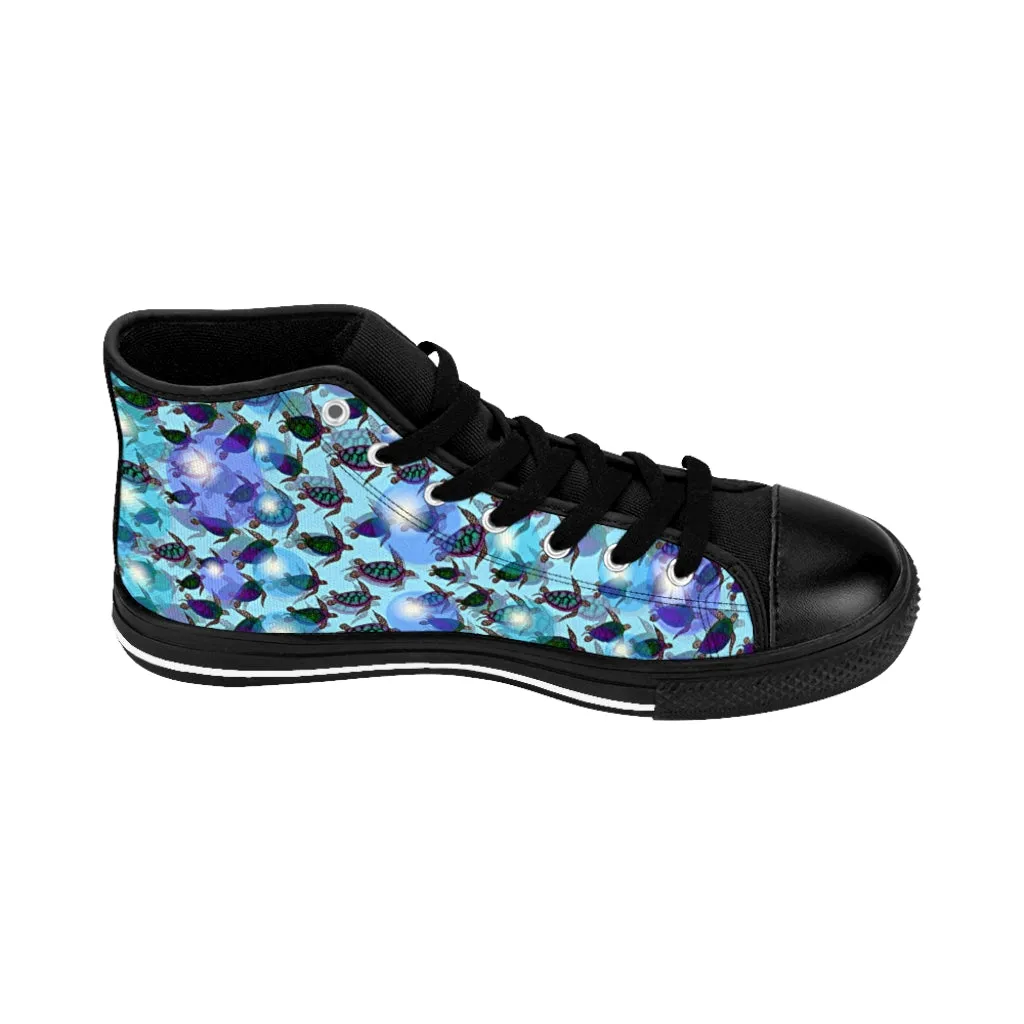 Sea of Turtles Women's High-top Sneakers