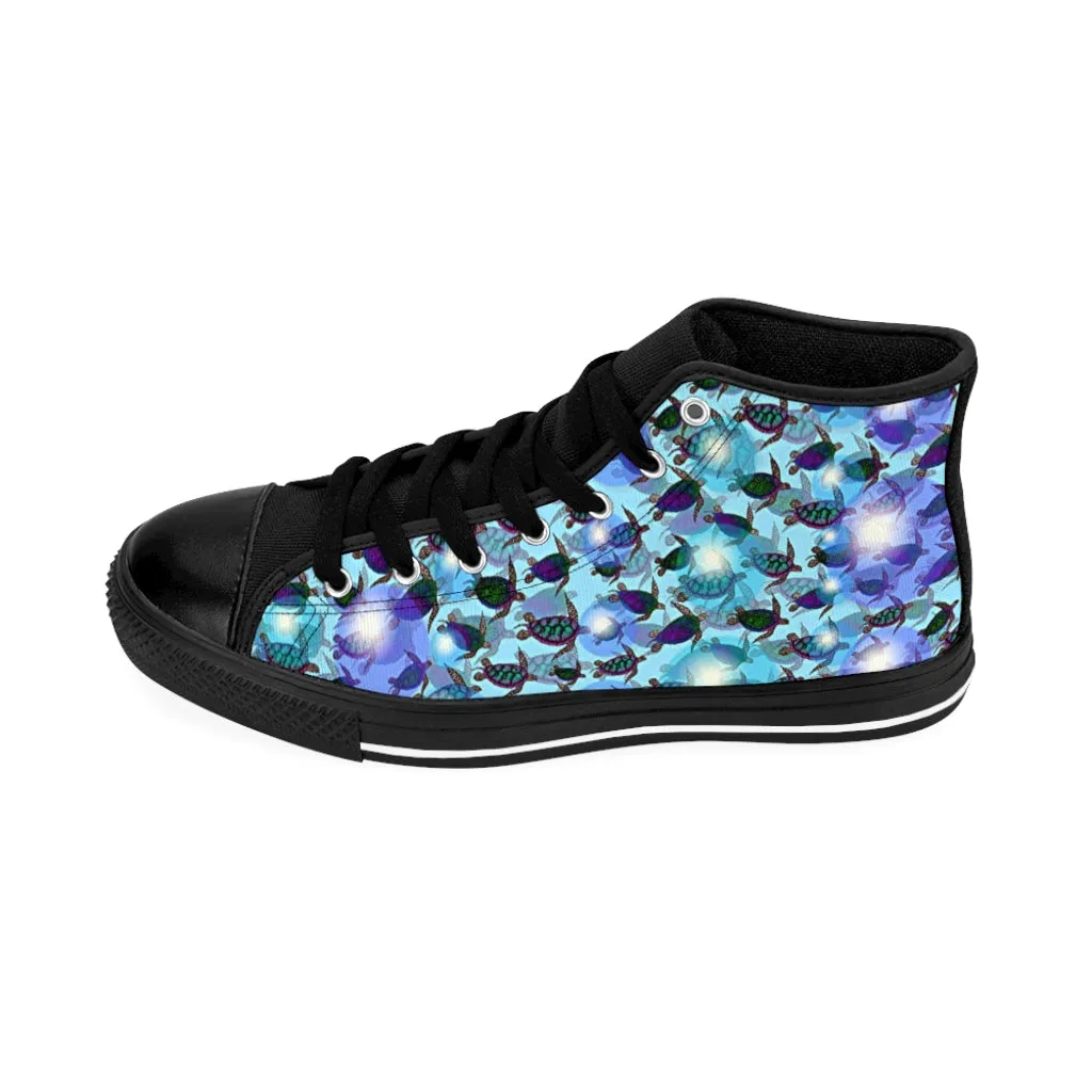 Sea of Turtles Women's High-top Sneakers