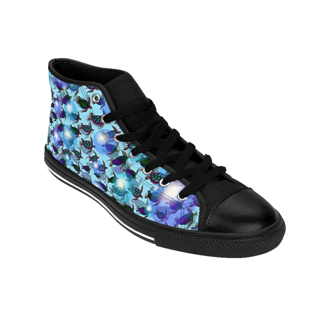 Sea of Turtles Women's High-top Sneakers