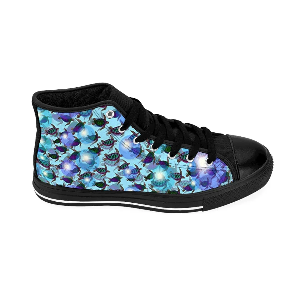 Sea of Turtles Women's High-top Sneakers