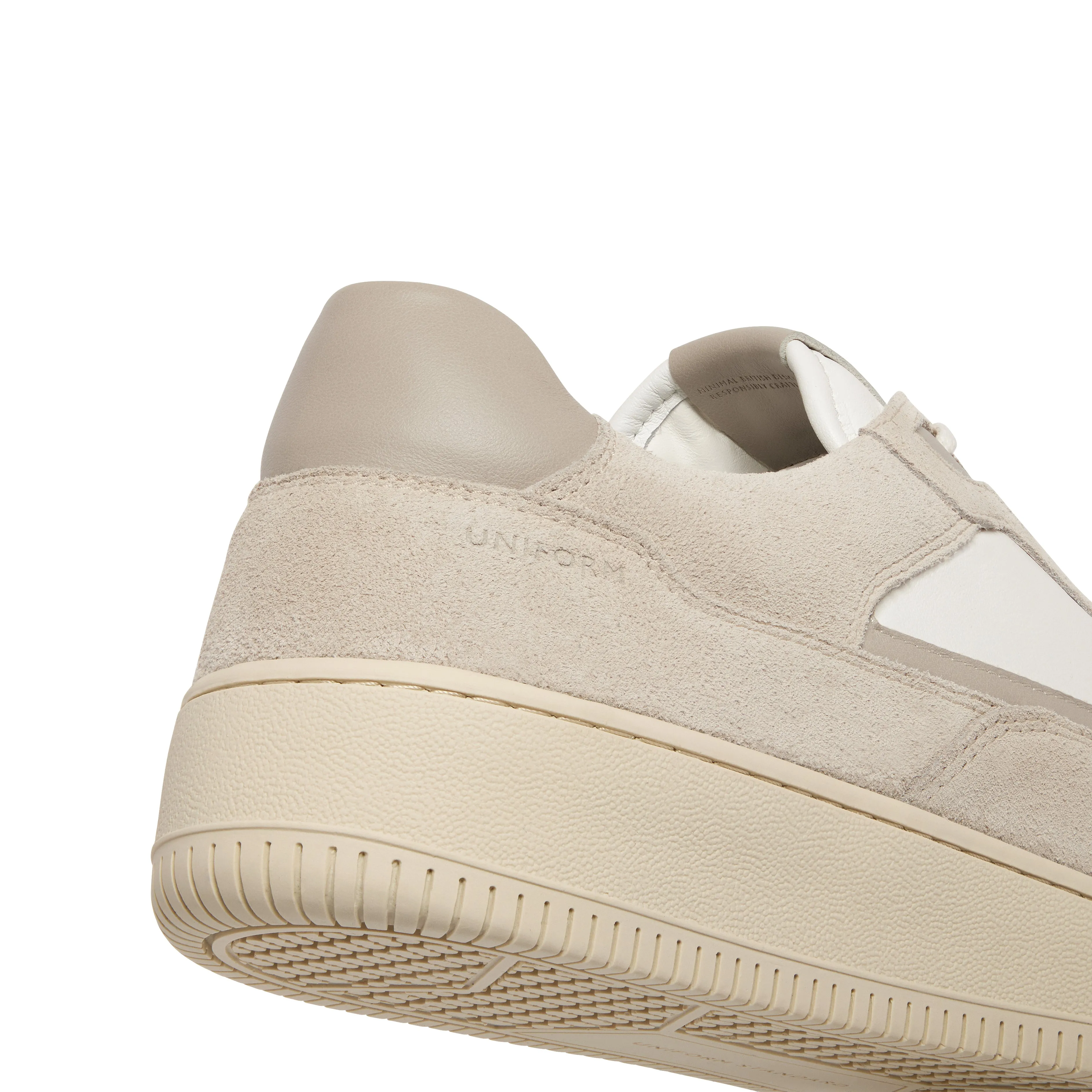 Series 5 Vintage White Chalk Suede Mens