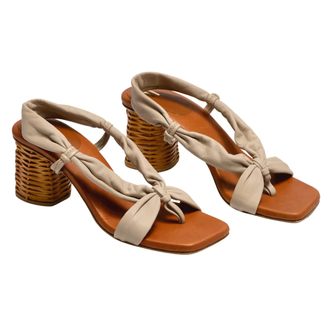 Silvia Cobos Wonder Mid Heel Beige