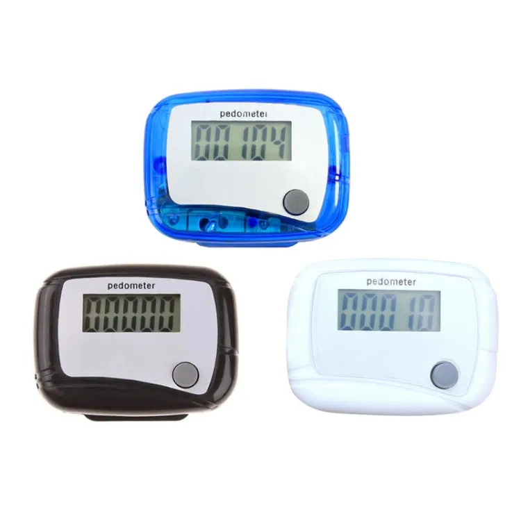 Single Function Pedometer Single Key Running Electro-Mechanical Counter, Color Random Delivery