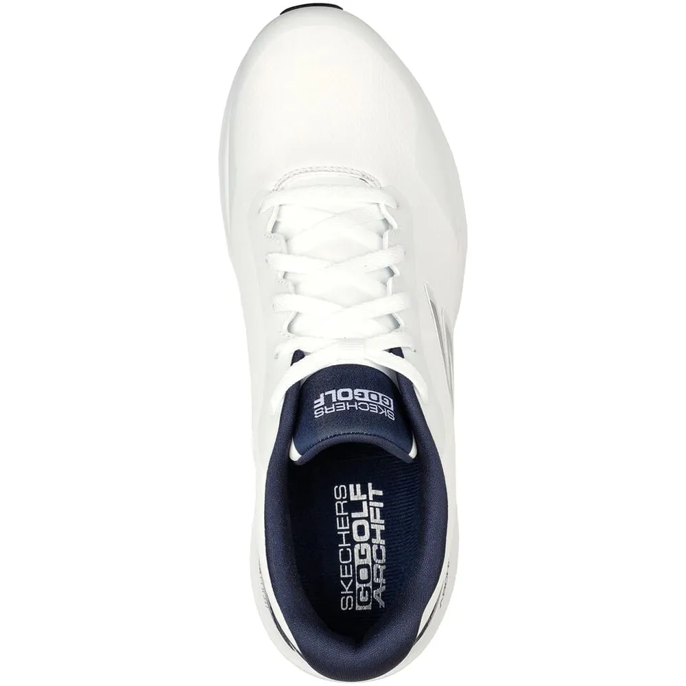 Skechers Go Golf Max 2 Spikeless Waterproof Shoes - White/Navy