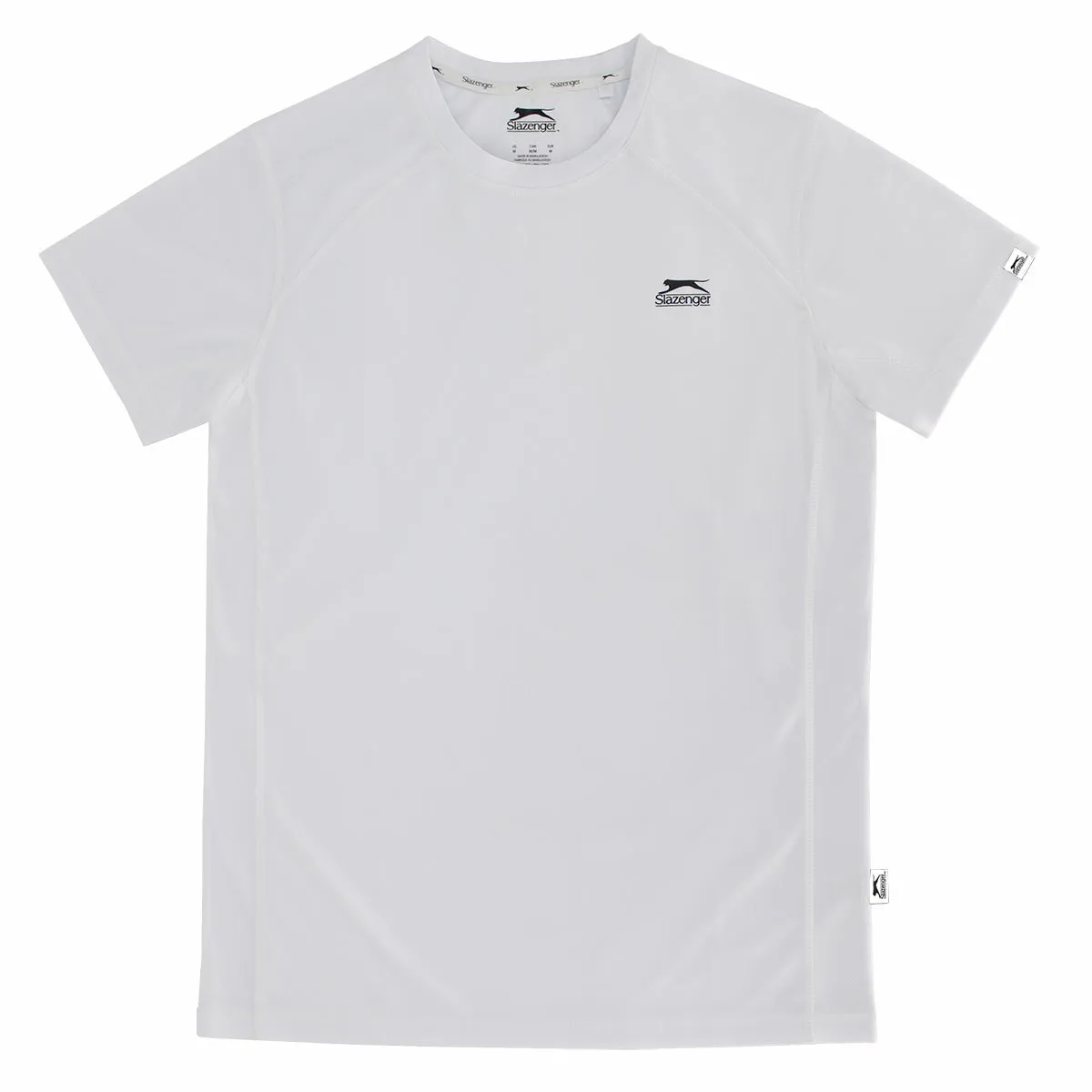 Slazenger men's baseline poly crewneck tee