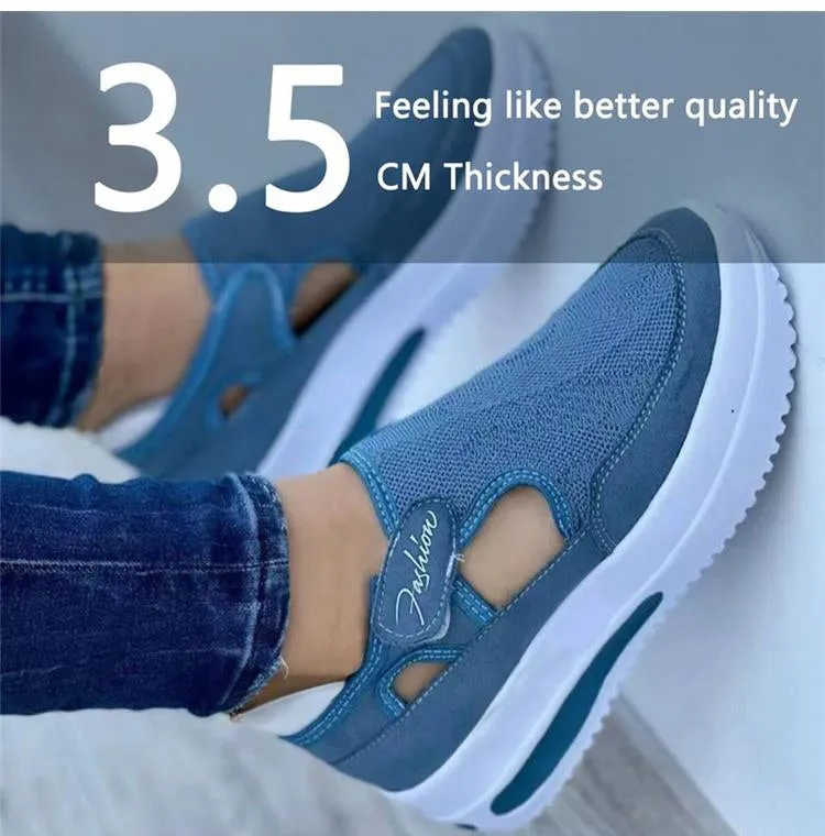 Sneakers Womens Casual Shoes Female Platform Shoes Ladies Shoes Mesh Breathable Comfort Tennis Women Shoes