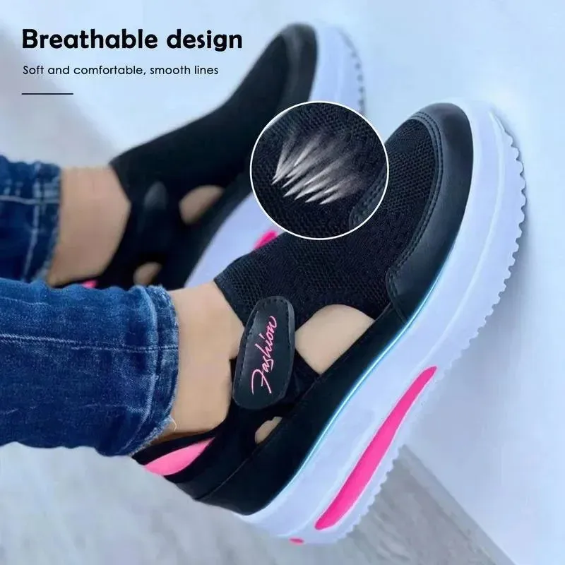 Sneakers Womens Casual Shoes Female Platform Shoes Ladies Shoes Mesh Breathable Comfort Tennis Women Shoes