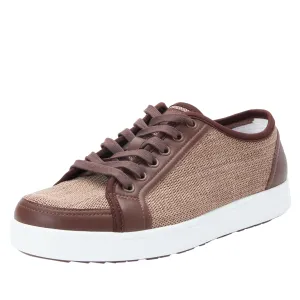 SNEAQ WASHED BROWN MENS