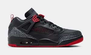 Spizike Low Mens Basketball Shoes (Black/Gym Red/Cool Grey)