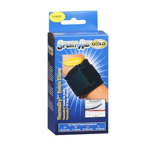 Sport Aid Gold ThermaDry3 Tennis Elbow Support Large 1 Each By Sport Aid