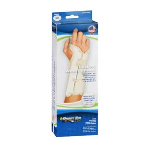 Sportaid Wrist Brace Deluxe Right Beige Small 1 each By Sport Aid