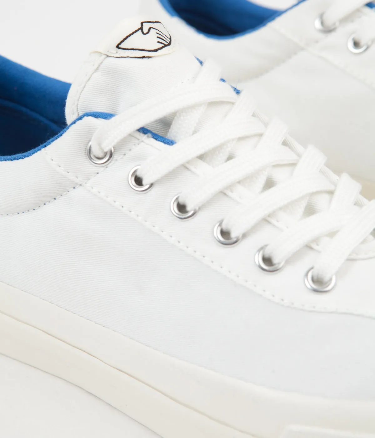 Stepney Workers Club Dellow Canvas Shoes - White / Blue