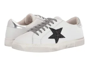 Steven By Steve Madden Rubie Star Lace up Sneaker White Multi Tennis Shoes (9.5, WHITE MULTI)