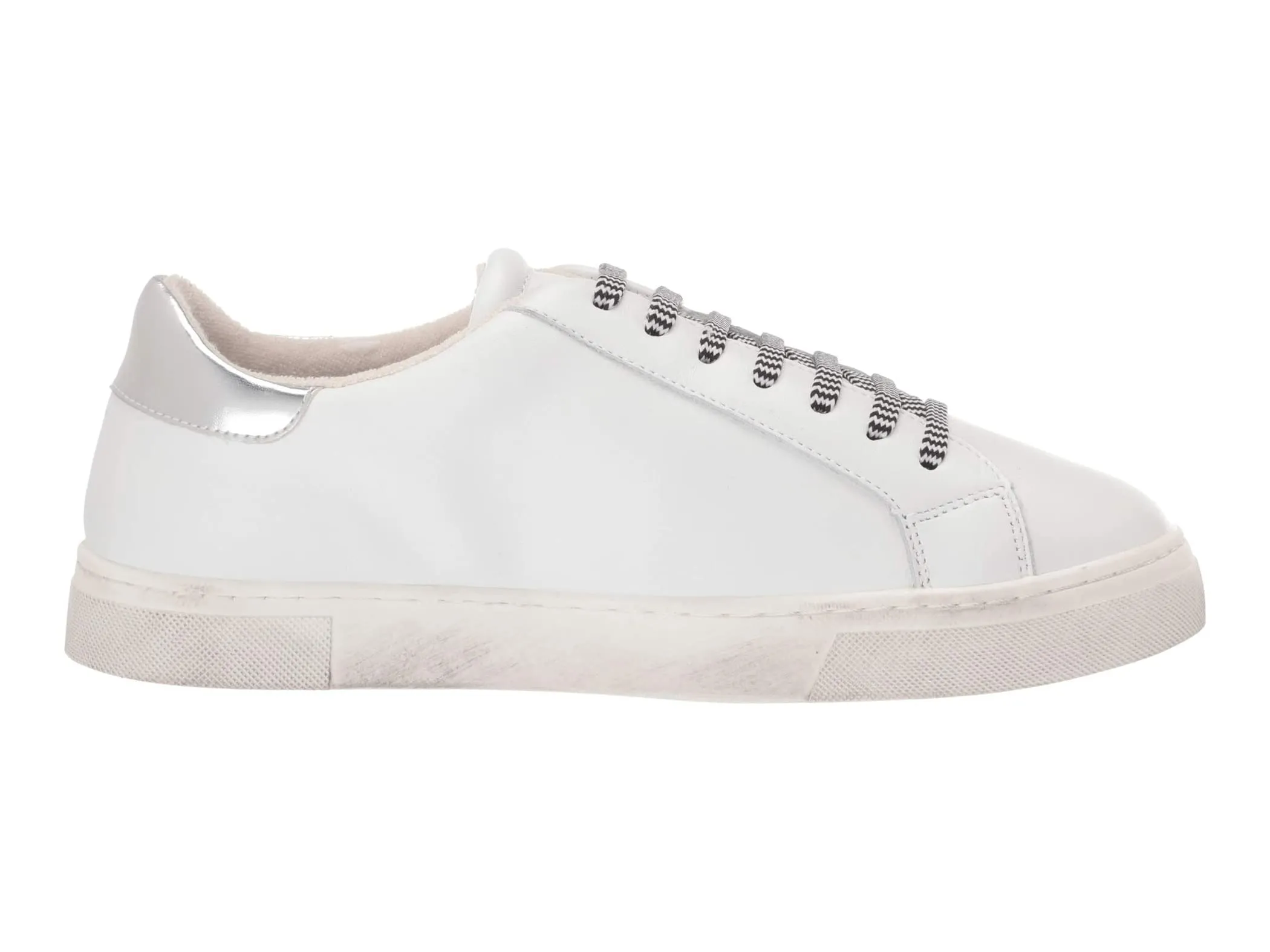 Steven By Steve Madden Rubie Star Lace up Sneaker White Multi Tennis Shoes (9.5, WHITE MULTI)