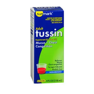 Sunmark Tussin Cough Formula Liquid Original 4 oz By Sunmark