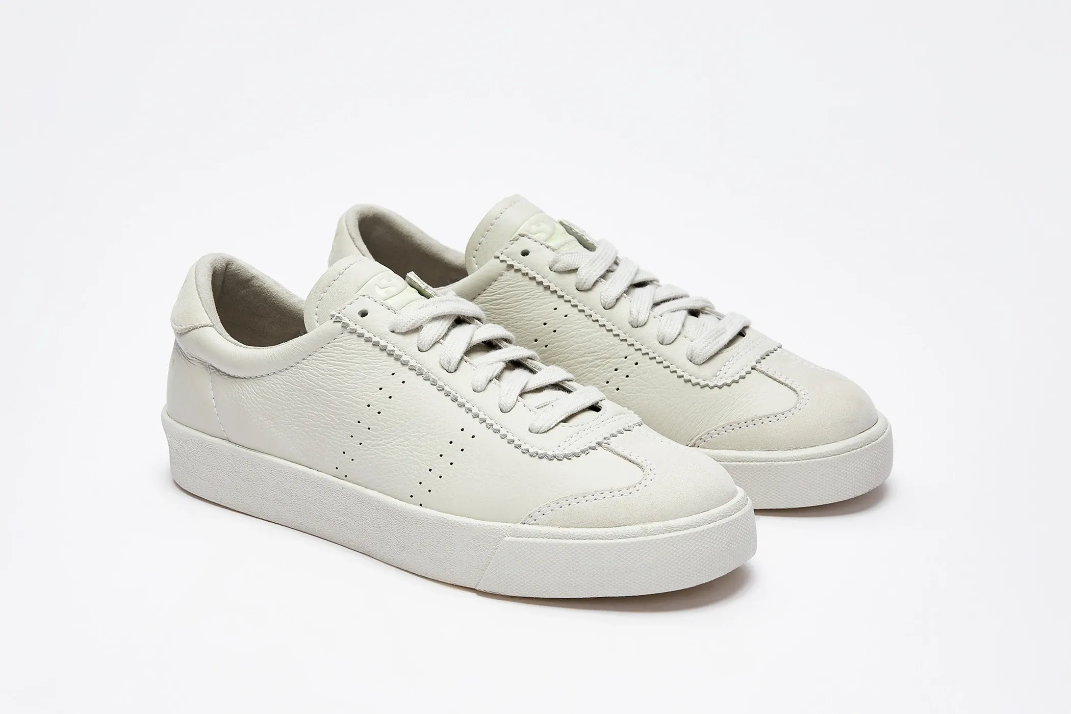 SUPERGA | 2843 CLUB S CAP BUTTERSOFT - WHITE MILK GREEN PRIMROSE