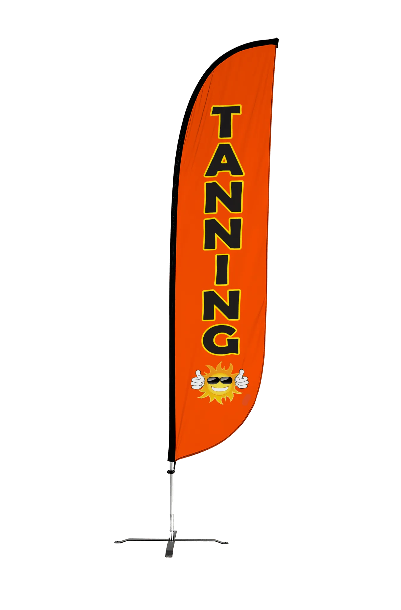 Tanning Feather Flag Orange