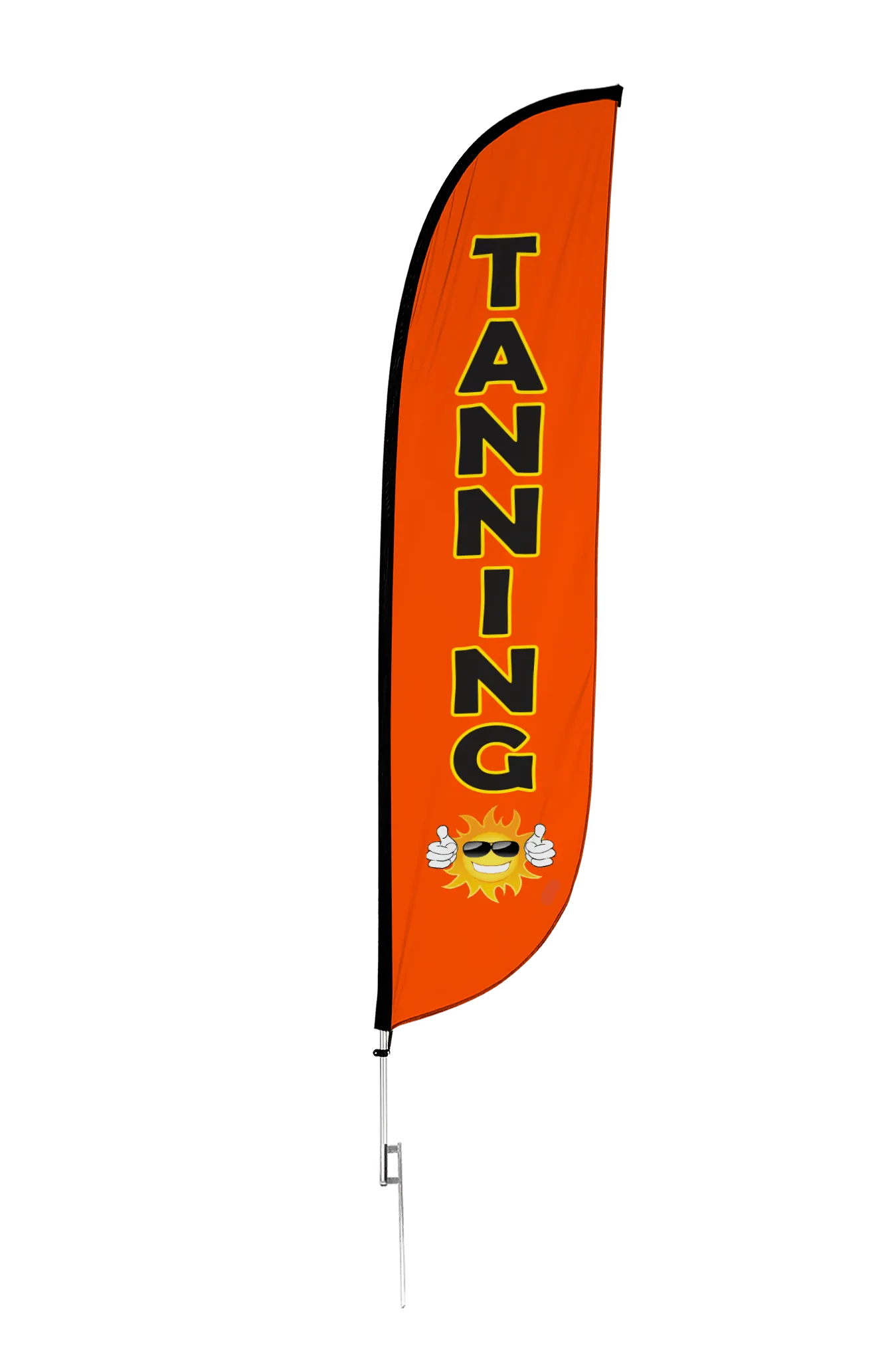 Tanning Feather Flag Orange