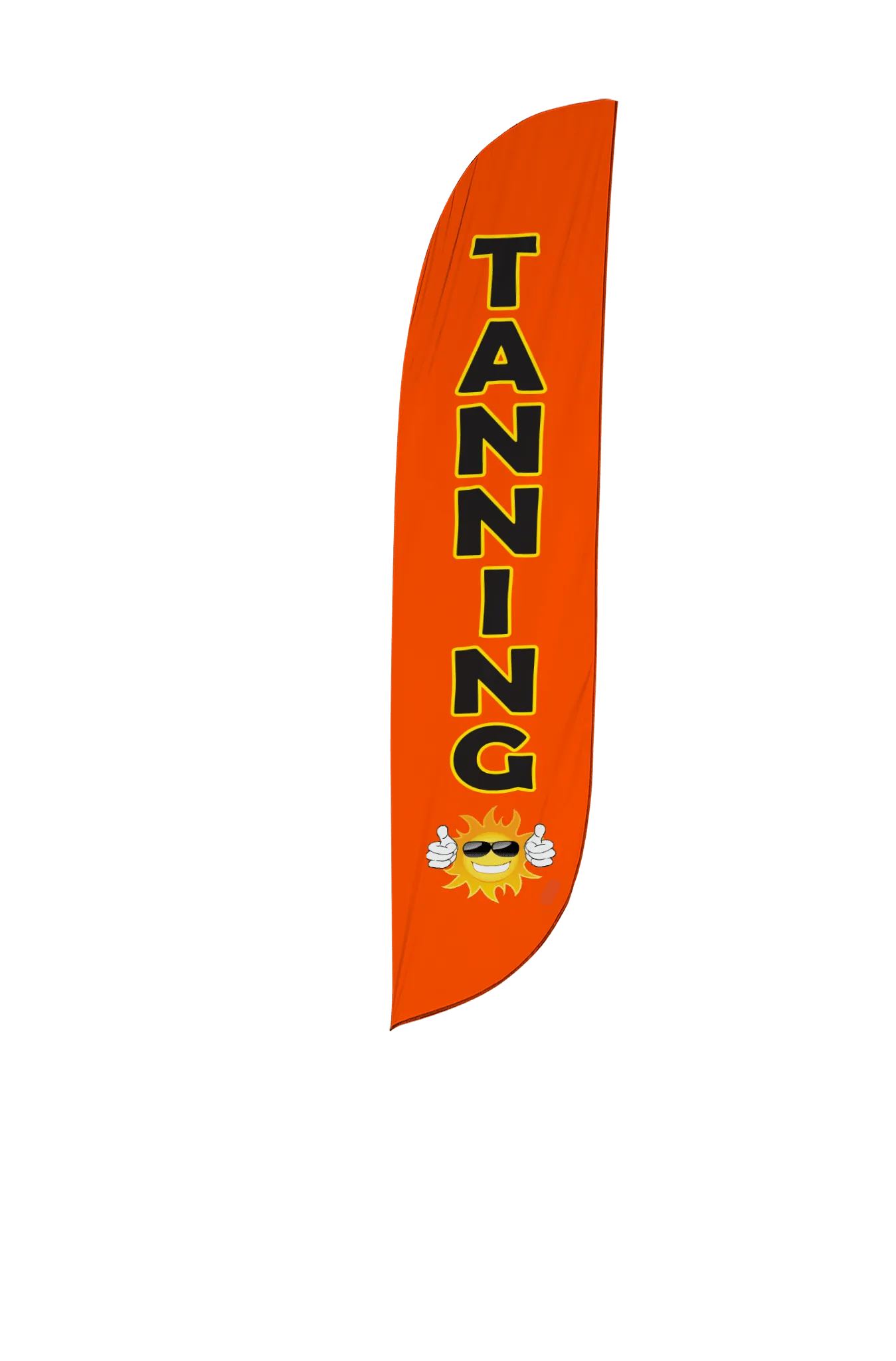 Tanning Feather Flag Orange