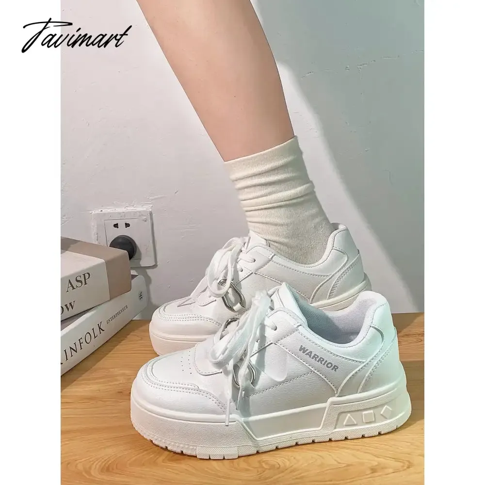 TAVIMART  -  Women Breathable Shoes Wedge Basket Round Toe Clogs Platform All-Match Mixed Colors Casual Female Sneakers Tennis Summer Sp