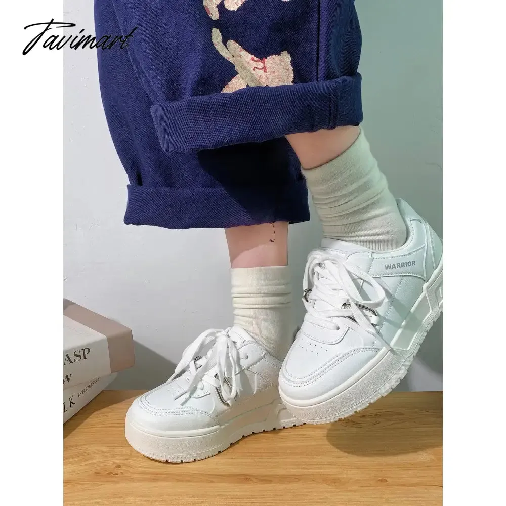 TAVIMART  -  Women Breathable Shoes Wedge Basket Round Toe Clogs Platform All-Match Mixed Colors Casual Female Sneakers Tennis Summer Sp