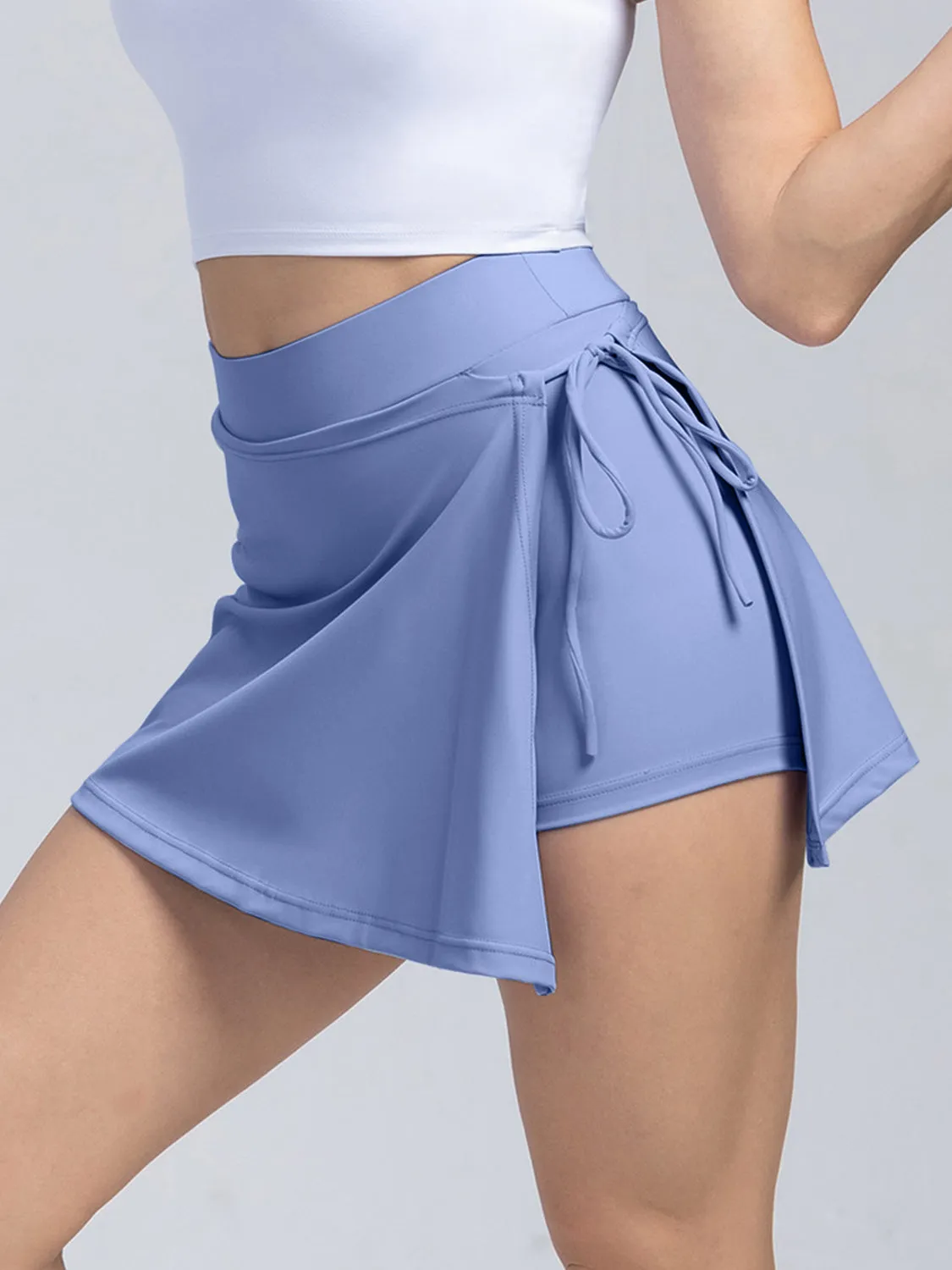 TEEK - High Waist Active Pocketed Skort