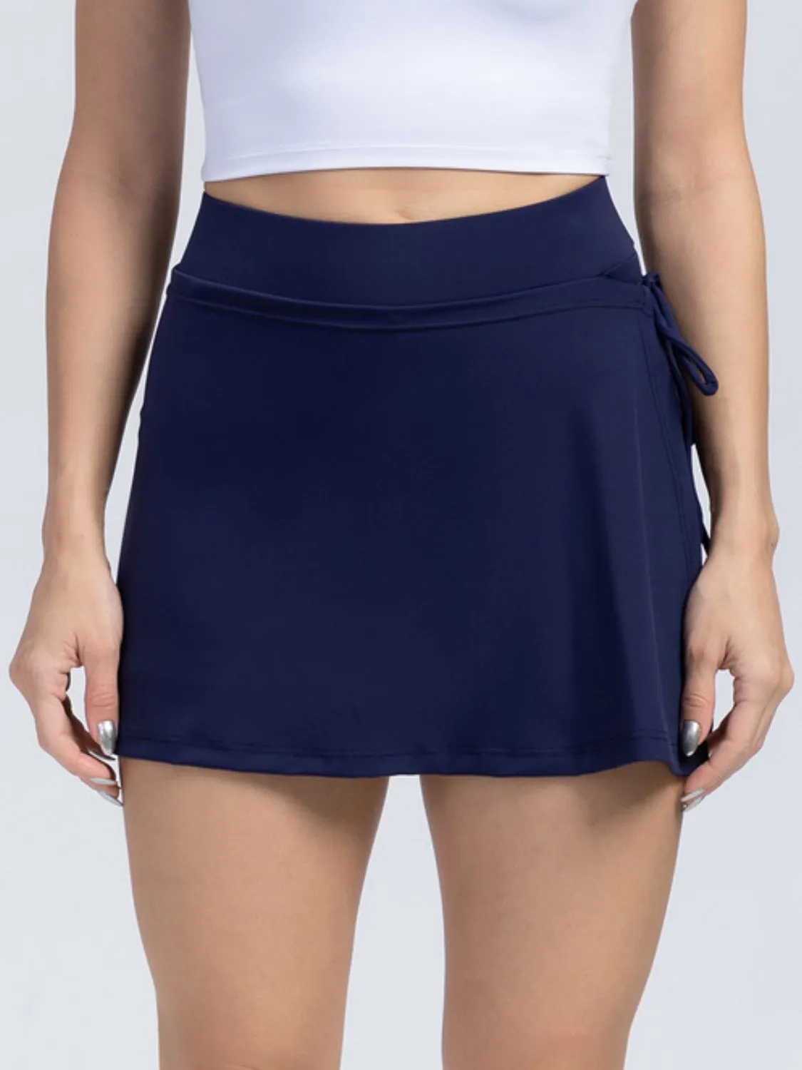 TEEK - High Waist Active Pocketed Skort