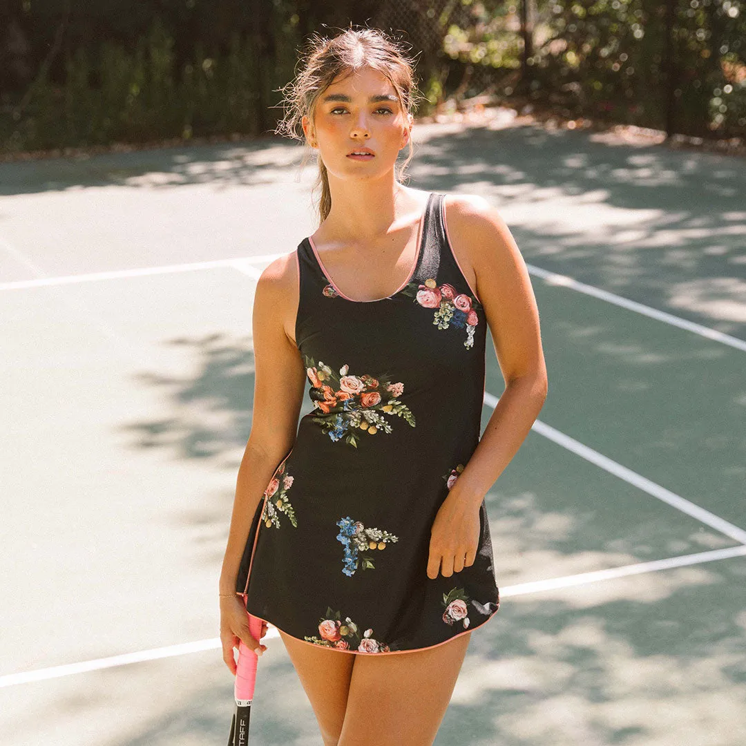 Tennis Dress, Rose Black