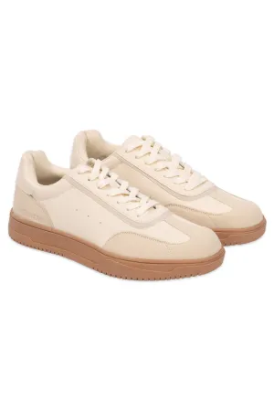 Tennis Lace-Up Sneaker _ 148842 _ Stone