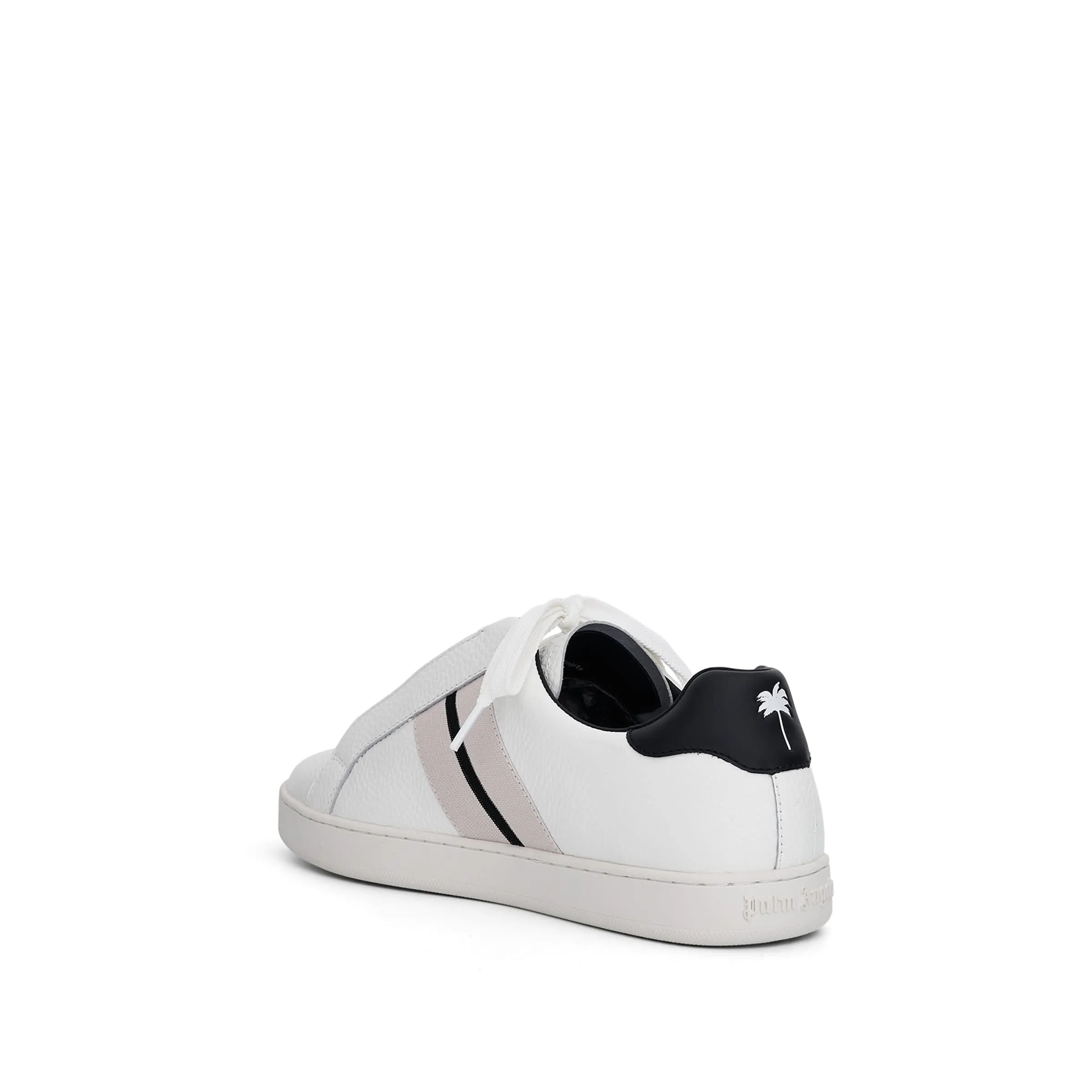 Track Palm Sneaker in White/Black