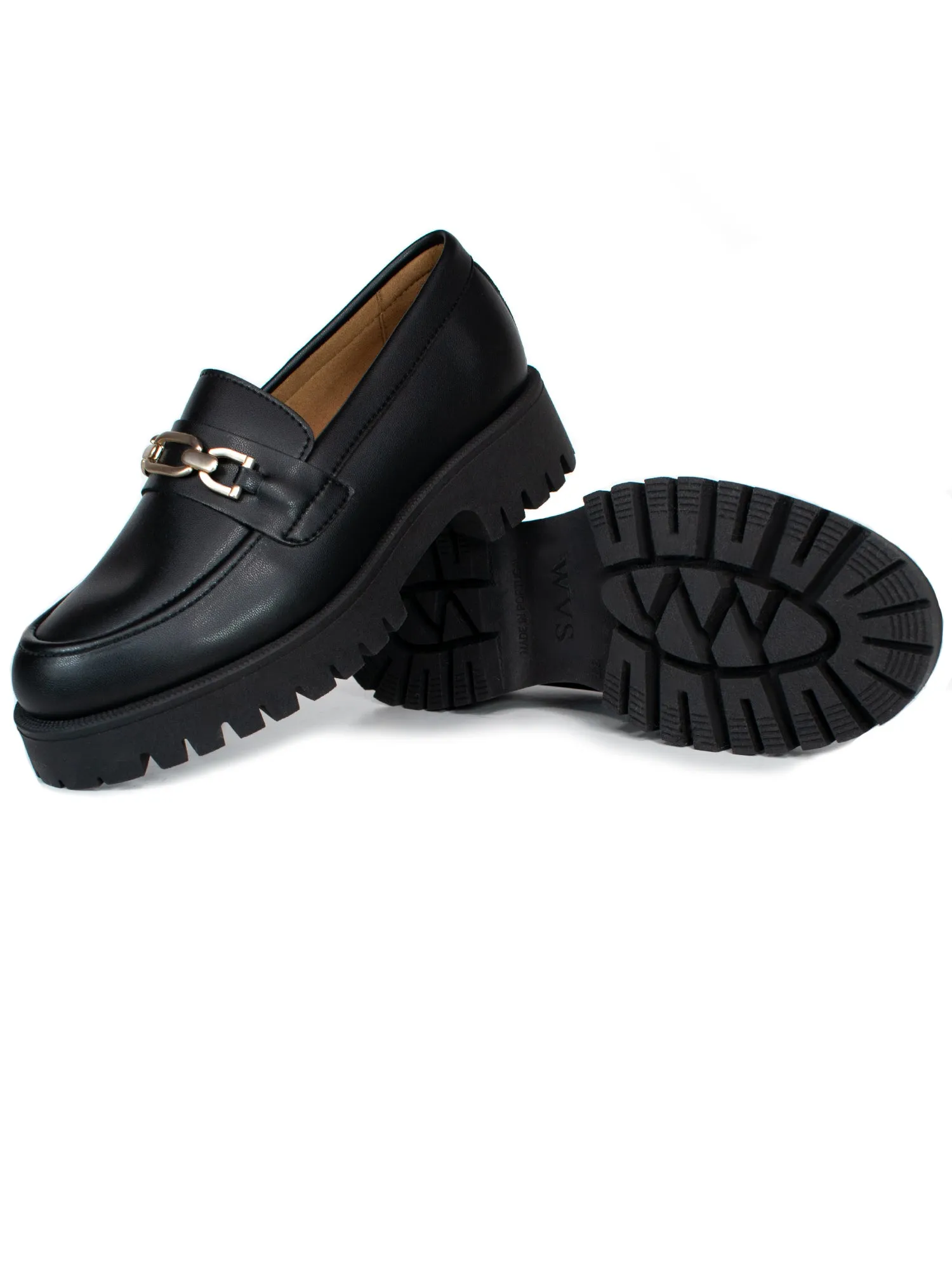 Track Sole Loafers