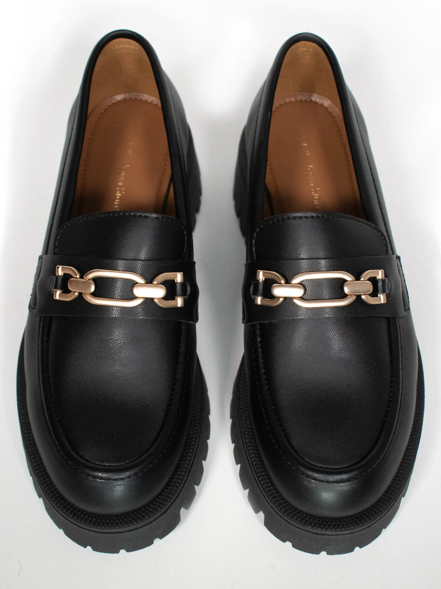 Track Sole Loafers