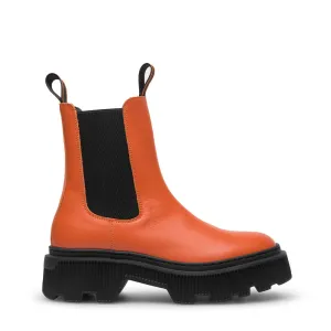 Trixy Orange Chelsea Boots