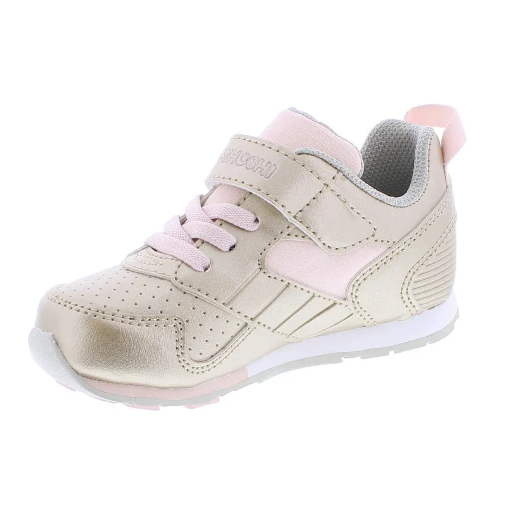 Tsukihoshi Racer Toddler Sneaker | Gold/Rose