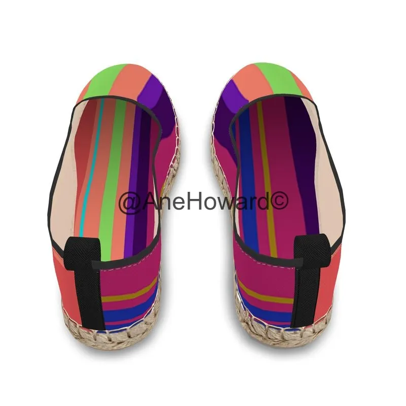 Unisex Loafer Espadrilles Happy Stripes