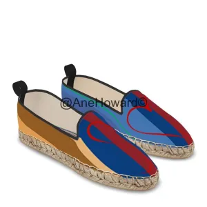 Unisex Loafer Espadrilles Love Stripes