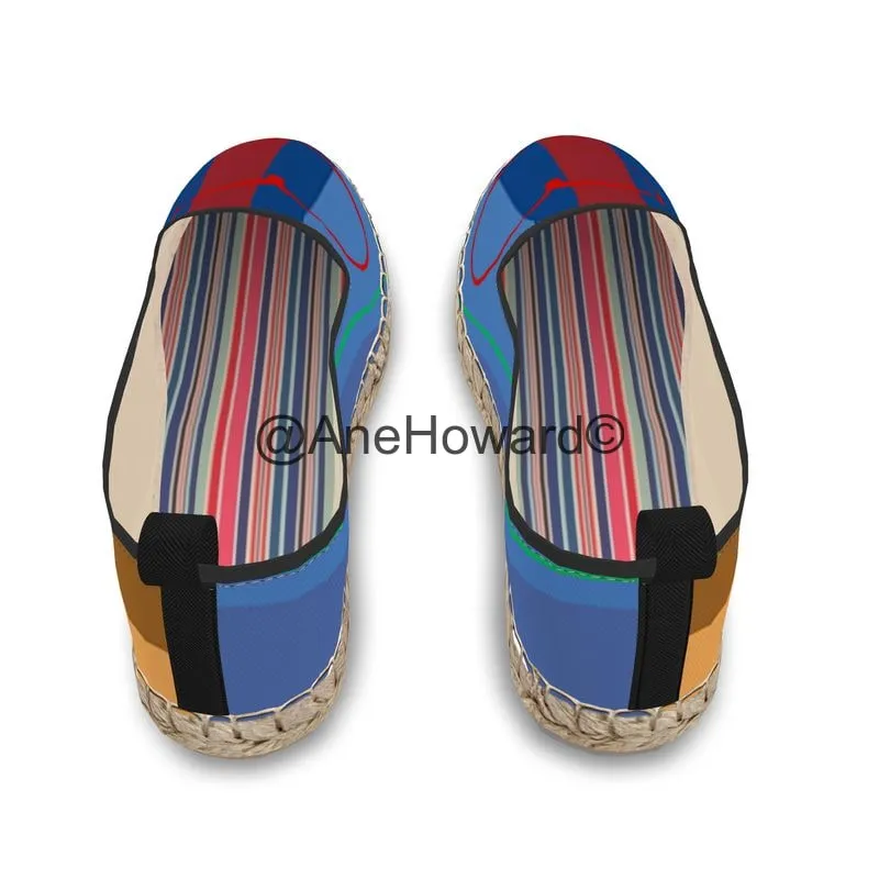 Unisex Loafer Espadrilles Love Stripes