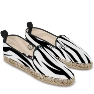 Unisex Loafer Espadrilles Zebra