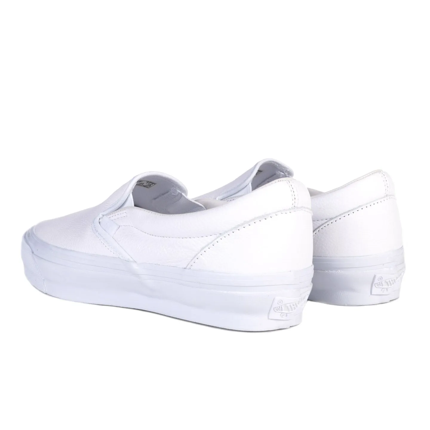 VANS PREMIUM CLASSICS SLIP-ON REISSUE 98 LX WHITE LEATHER