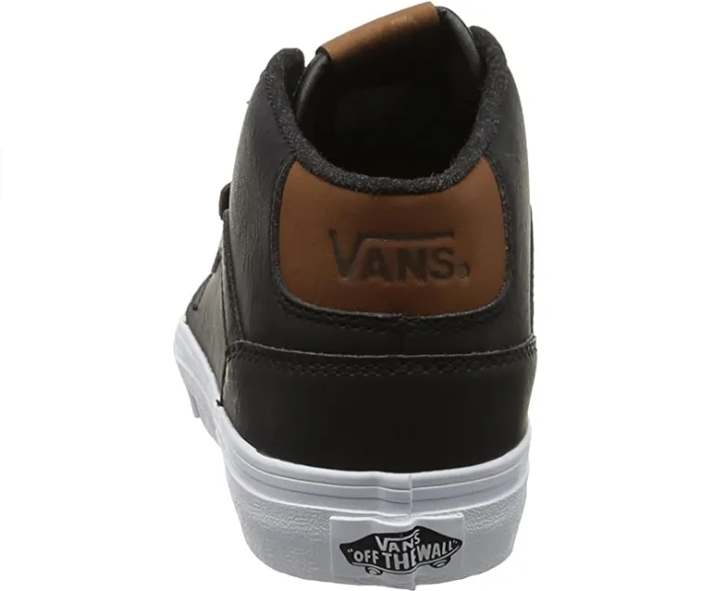 Vans scarpa sneakers da ragazzi Chapman Mid VN0A38J4K55 nero-bianco