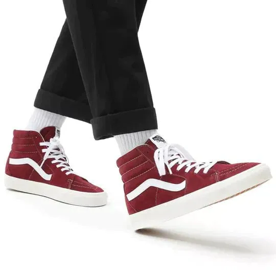 Vans Sk8-Hi 'Pig Suede - Pomegranate' - Men's