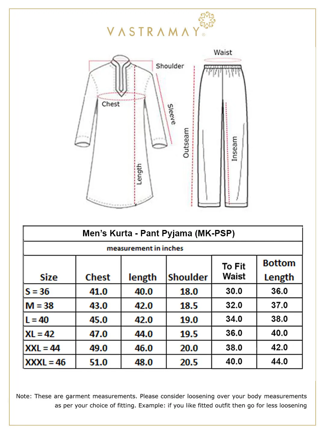 VASTRAMAY Grey Cream Cotton Blend Kurta Pyjama