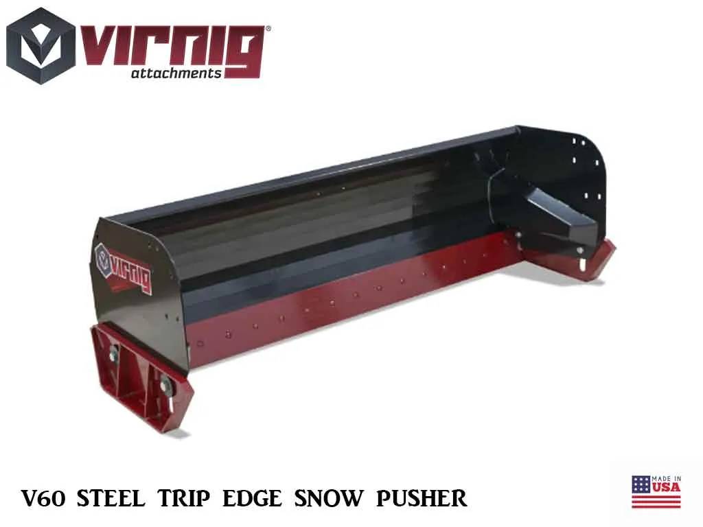 Virnig V60 Steel Trip Edge Snow Pusher (SSL)(CTL)